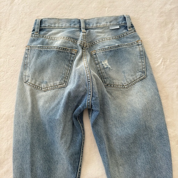 BOYISH Billy High Waist Distressed Jeans in Some Like it Hot Size 25 - Picture 13 of 15